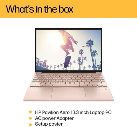 HP Pavilion Aero AMD Ryzen 5 Hexa Core 7535U - (16 GB/512 GB SSD