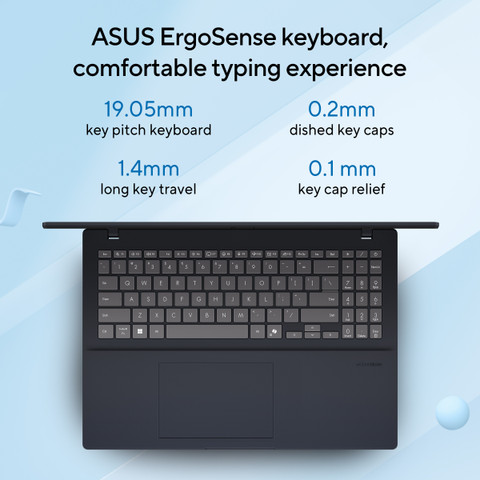 ASUS Vivobook 16 (2025) with Office 2024 + M365 Basic, AI PC Intel