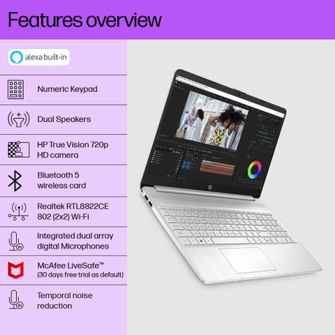 HP 15s Intel Core i7 12th Gen 1255U - (16 GB/512 GB SSD/Windows 11