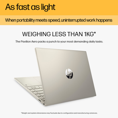 HP Pavilion Aero AMD Ryzen 7 Octa Core 7735U - (16 GB/1 TB SSD