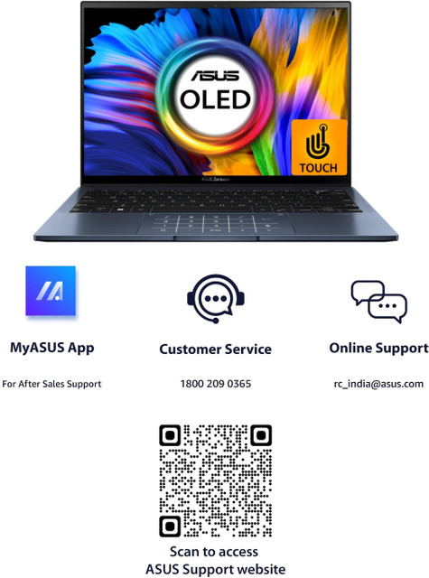 ASUS Zenbook S 13 OLED AMD Ryzen 5 Hexa Core 6600U - (16 GB/512 GB