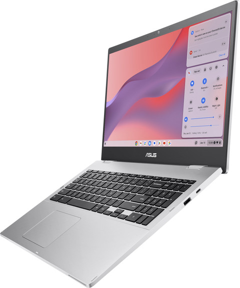 ASUS Chromebook 本体 シルバー Intel Core 128GB ASUS Chromebook Intel Celeron Dual Core N4500 - (8 GB/128 GB EMMC