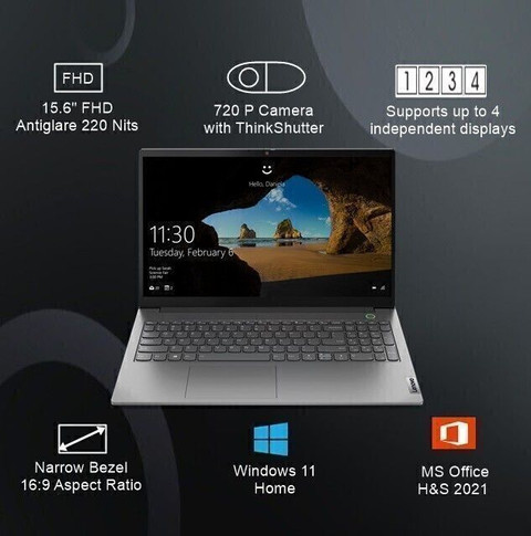 Lenovo ThinkBook 15 G3 AMD Ryzen 5 Hexa Core 5500U - (8 GB/512 GB