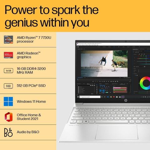 HP Pavilion 15 AMD Ryzen 7 Octa Core 7730U - (16 GB/512 GB SSD
