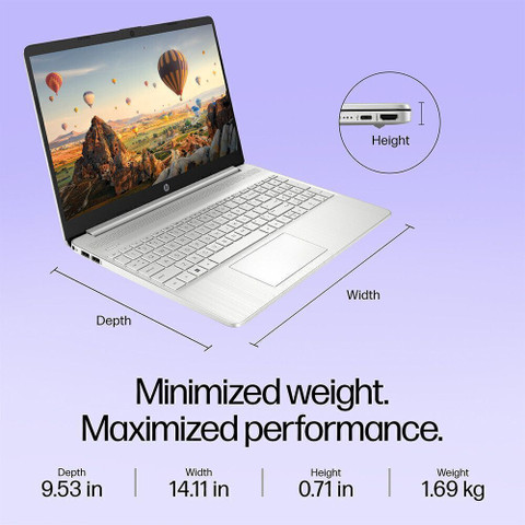 HP 15s Intel Core i3 12th Gen 1215U - (8 GB/512 GB SSD/Windows 11