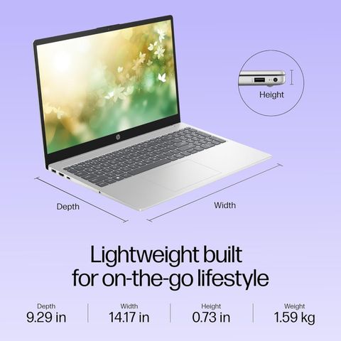HP 15-fd0490TU Intel Core i3 13th Gen 1315U 15.6-inch Laptop, - Image 5