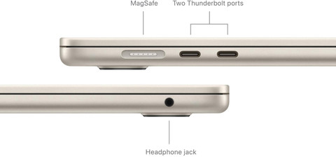 Apple MacBook Air M3 - (8 GB/256 GB SSD/macOS Sonoma) MRYR3HN/A Rs