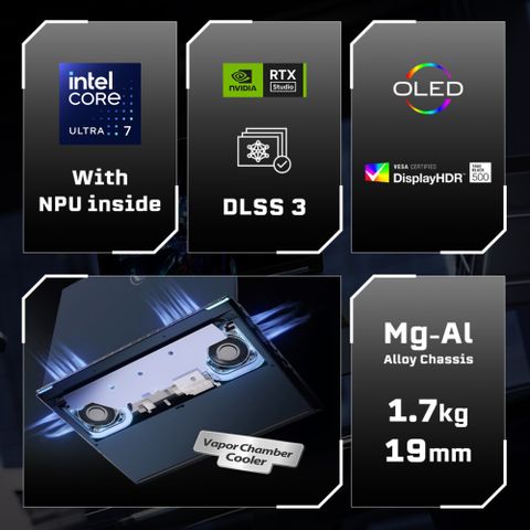 MSI Prestige 14 Studio AI PC Intel Core Ultra 7 1st Gen 155H - (32 GB/1 ...