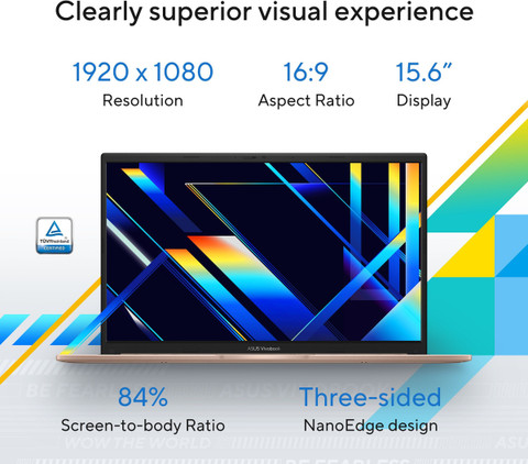ASUS Vivobook 15 (2025) with Office 2024 M365 Basic* Intel Core i3 13th  Gen 1315U (8 GB/512 GB SSD/Windows 11 Home) X1504VA-NJ3700WS Thin and