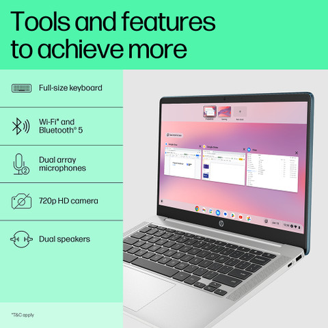 HP Chromebook Intel Celeron Dual Core N4120 (4 GB/64 GB EMMC