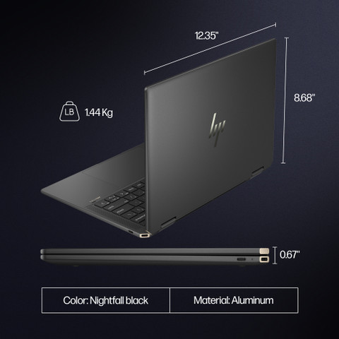 Windowsノート本体 HP Spectre x360 Ultra 7 155H 14-eu0007TU HP Spectre x360 14t-eu000 2-in-1 Laptop - HP® Store