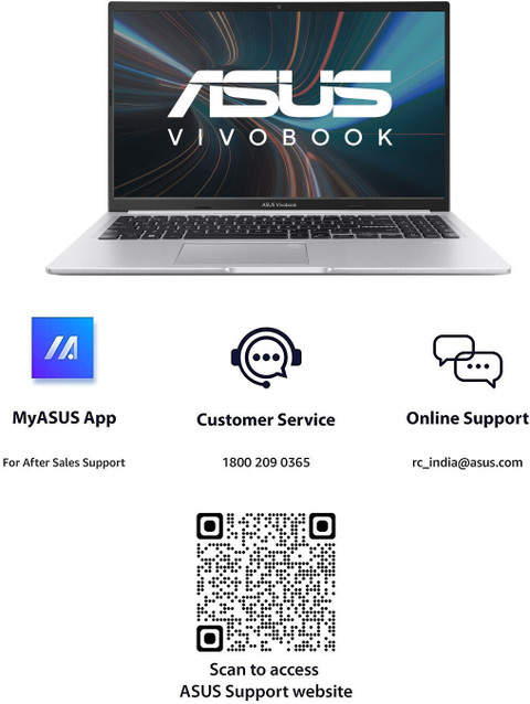 ASUS Vivobook 15 Intel Core i3 12th Gen 1215U (16 GB/512 GB SSD