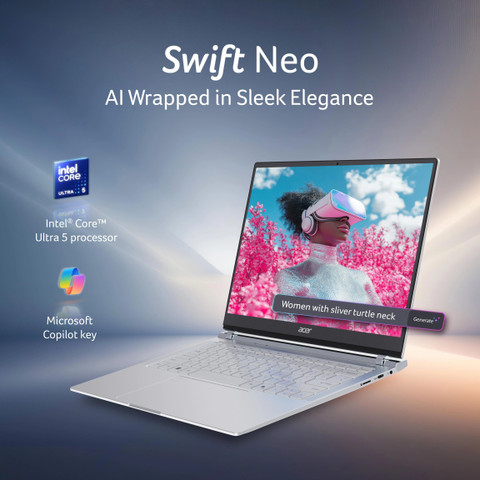 Acer Swift Neo OLED AI PC Intel Core Ultra 5 115U - (16 GB/512 GB