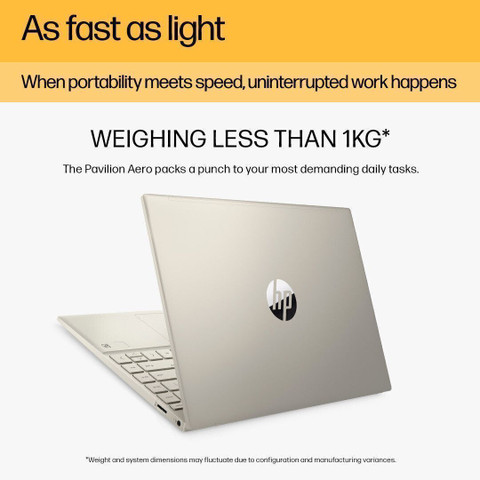 HP Pavilion Aero AMD Ryzen 5 Hexa Core 7535U - (16 GB/512 GB SSD