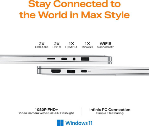 Infinix Y4 Max Series Intel Core i5 13th Gen 1335U - (16 GB/512 GB