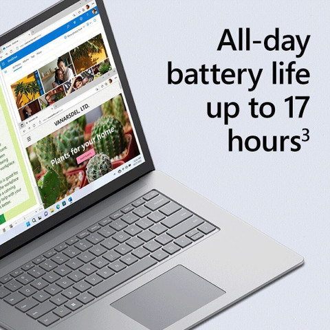 MICROSOFT Surface Laptop 5 Intel Core i7 12th Gen 1255U - (8 GB