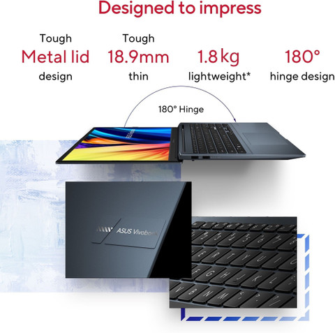 ASUS Vivobook Pro 15 For Creator, AMD Ryzen 7 Octa Core 5800HS