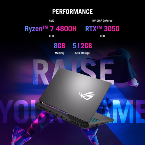 ASUS ROG Strix G15 AMD Ryzen Octa Core AMD R7-4800H (8 GB/512