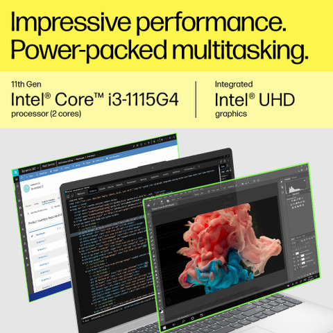 HP 15s Intel Core i3 11th Gen 1115G4 (8 GB/512 GB SSD/Windows 11 Home)  15s-fq2717TU Thin and Light Laptop