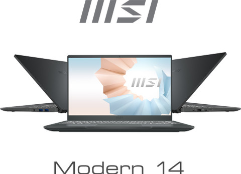MSI Modern 15 AMD Ryzen Hexa Core 5500U (8 GB/512 GB SSD/Windows 10  Home) Modern 15 A5M-065IN Thin and Light Laptop