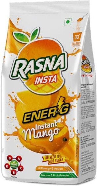 Rasna Instant Orange & Mango Flavor Price in India - Buy Rasna