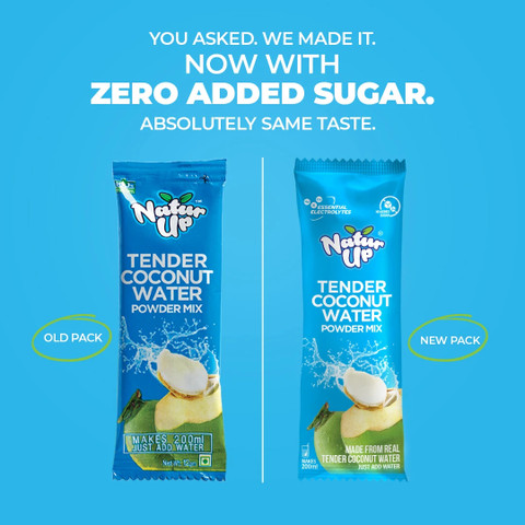 Naturup Tender Coconut Water Powder Mix Nariyal Pani No Artificial  Colours, Flavours