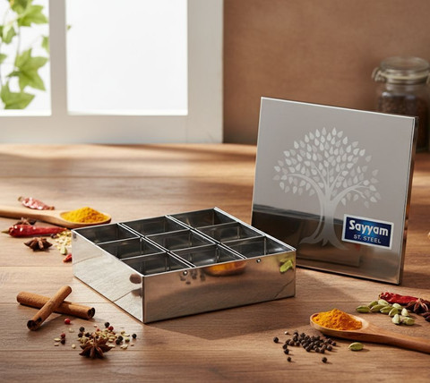 【ARABIA】スパイスセット Sayyam Spice Set Stainless Steel Price in India - Buy Sayyam Spice
