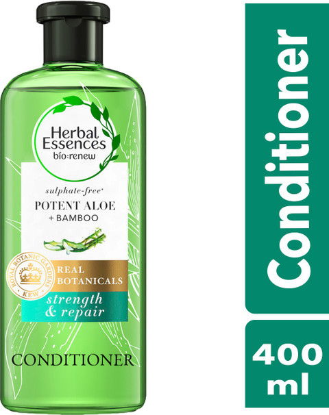 Herbal Essences Potent Aloe & Bamboo Conditioner, Sulphates and Paraben  Free - Price in India, Buy Herbal Essences Potent Aloe & Bamboo  Conditioner, Sulphates and Paraben Free Online In India, Reviews, Ratings