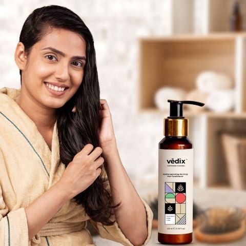 Vedix Vartha Hydrating No-Frizz ayurvedic Hair Conditioner with Aloe vera (100 ml) - Image 4