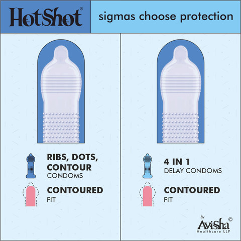 HOTSHOT 3 in 1 and 4 in 1 Extra dotted, Ribbed, Long Lasting Premium Condom  Price in India - Buy HOTSHOT 3 in 1 and 4 in 1 Extra dotted, Ribbed, Long  Lasting Premium Condom online at Flipkart.com