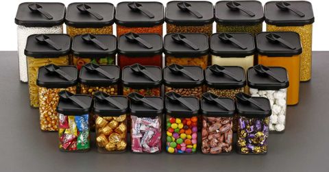 Defex Plastic Grocery Containers, Pack of 24 · 1.4 L (33.6 L total) - Image 7