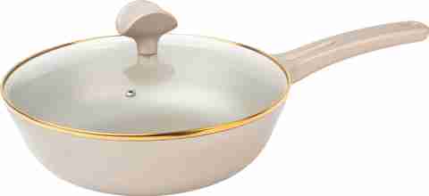 KROSLO Zenith Nonstick Wok Pan with Lid | Induction & Gas