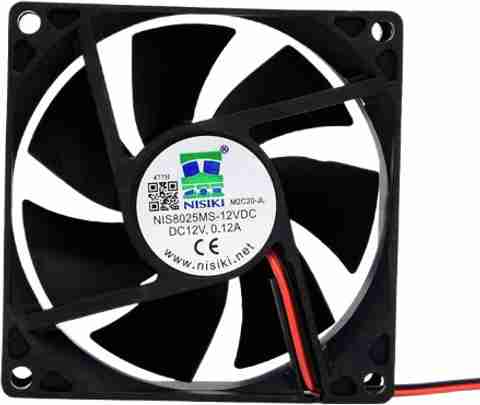 Enormity NISIKI NIS8025MS Axial Fan 12V-0.12A DC Air Cooling Fan