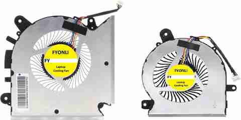 FYONLI CPU & GPU fan for MSI GF63 Thin 9SC-066 8SC-030 GF65 Thin 9SD ...