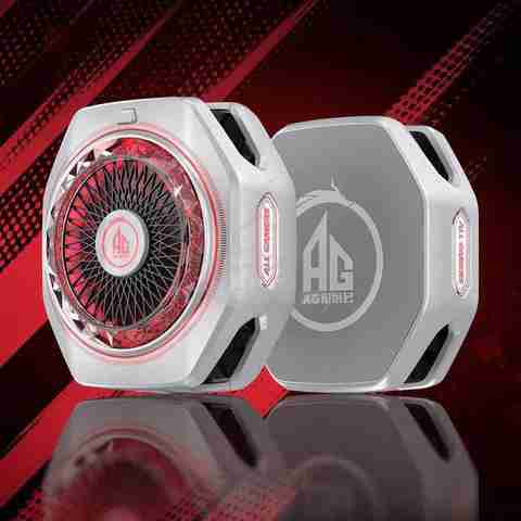 Cubonic X Black Shark FunCooler 5 Pro Special App Controlled ALL GAMER {AG} Edition Fan with Radiator Cabinet Cooler (White) - Image 5