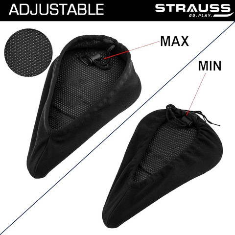 Strauss 3D Sponge Seat Cushion Bicycle Seat Cover Free Size - Main Image