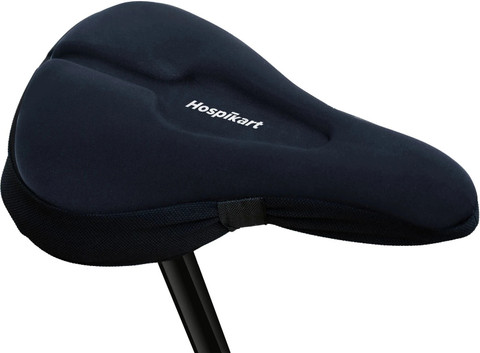 Cushion Cover Best Gel Bike Saddle HOSPIKART Premium Gel Bicycle
