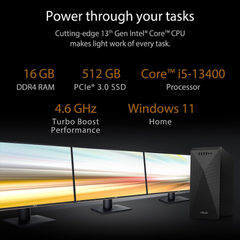 ASUS S501ME Creator, Mini-Tower PC, (S501ME-513400057WS), 13th Gen