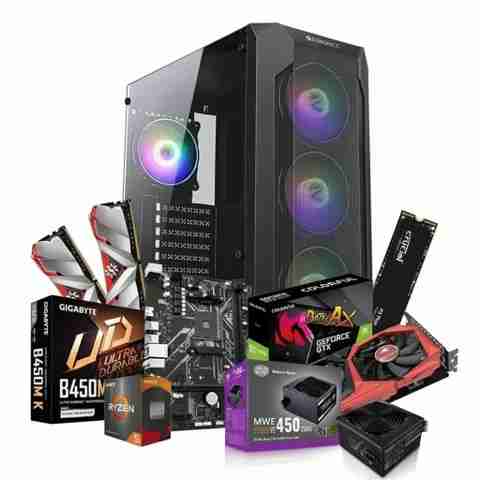 ゲーミングPC Ryzen5 5600 GTX1660SUPER 16GB EKTECH Ryzen 5 5600X RX580 Gaming PC AMD Ryzen 5 5600X (16 GB RAM