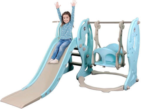 Swing Set Baby Outdoor Slide XJD 4-in-1 Kids Slide And Swing Set