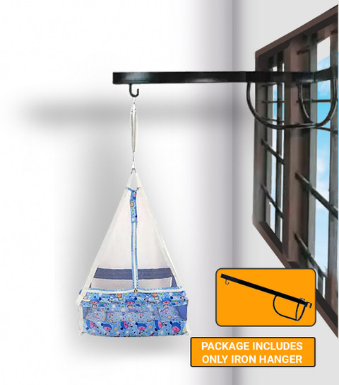 PAXMER Window Cradle Cot Metal Hanger for New Born Baby/crib/jhula