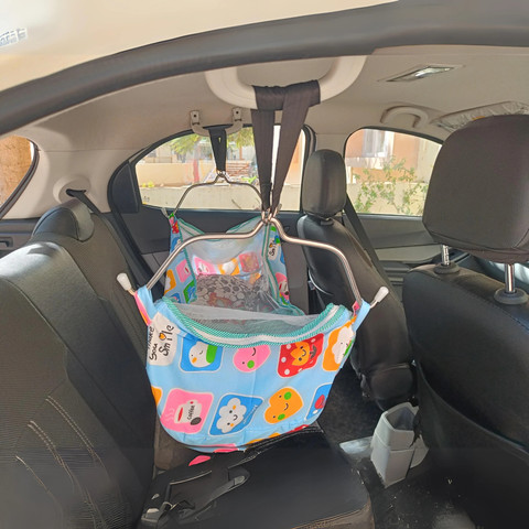 APAV Car Cradle for to Years Baby I Travel Strap with Hammock