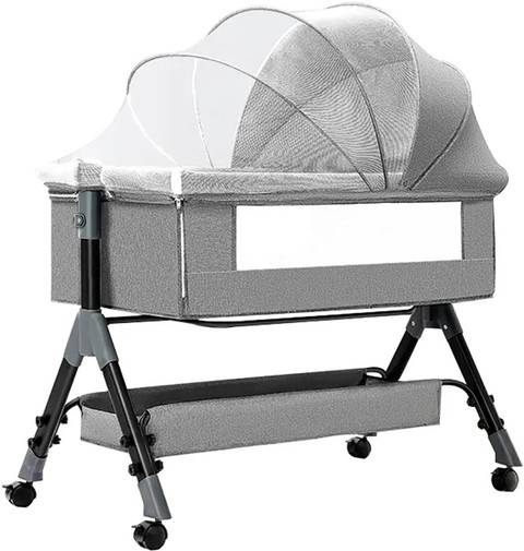 HOUSE OF QUIRK Crib in Baby Bed Portable Bassinet -103L x