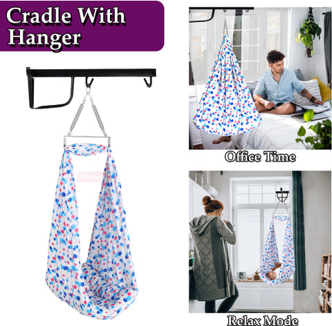 ・Mother＆Chaild・Irminger・高さ２３cm・ ・ VParents Preemie Baby Swing Cradle with Mosquito Net Spring and