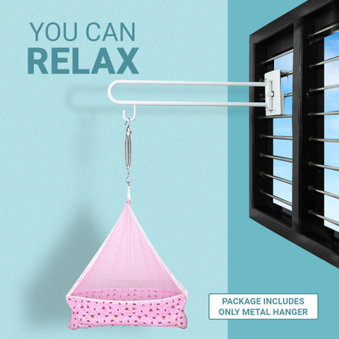 PAXMER Baby cradle metal hanger/thottil for newborn baby/foldable  jhula/hanging cradle