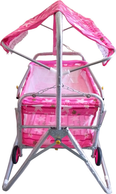 Style STAINLESS STEEL HEAVY CRADLE BASSINET SWING JHULA FOR