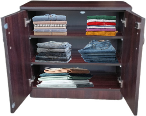 bhawani Almirah wooden Door Engineered Wood Almirah