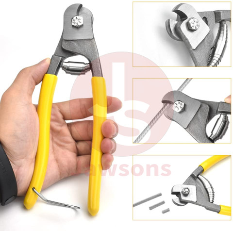 Lock Wire Cutter Jawsons ™ Stainless Steel Wire Rope Cutter | Heavy-Duty Cable Cutter ...