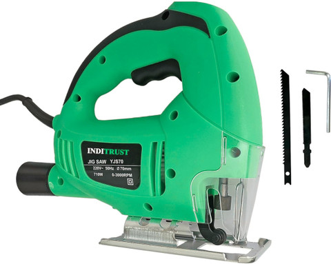 Inditrust Electric Jigsaw Machine 700w Red with 2pc Blade 100