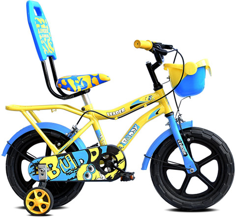 LEADER BUDDY 14T KIDS CYCLE WITH TRAINING WHEELS (SEMI-ASSEMBLED) AGE GROUP  -5 YEARS 14 T (inch) Road Cycle